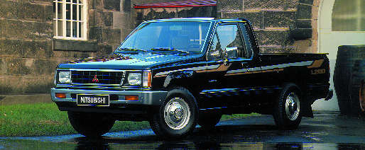 Mitsubishi/Divulgação Mitsubishi L200 terceira geração cabine simples