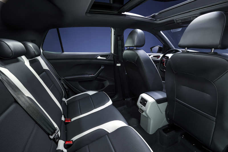 Volkswagen/Divulgação Banco traseiro do Volkswagen T-Cross Highline 2021