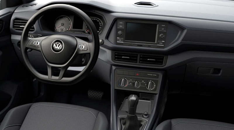 Volkswagen/Divulgação Painel do Volkswagen T-Cross Sense 2021