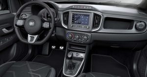 Painel da nova Fiat Strada Volcano Opening Edition