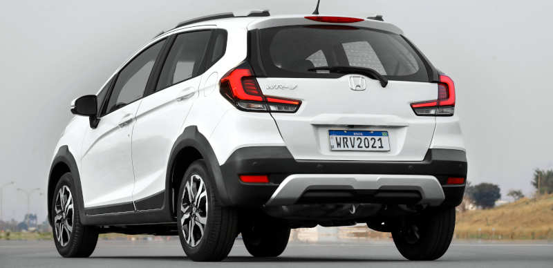 Honda/Divulgação Traseira do Honda WR-V EX 2021
