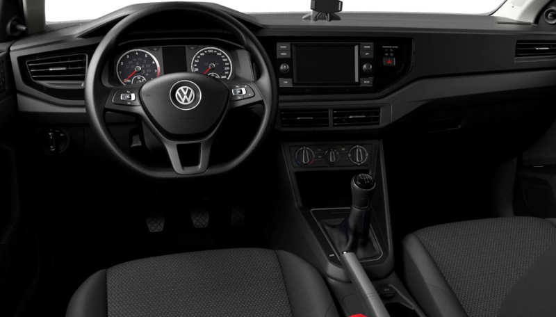 Volkswagen/Divulgação Painel do Volkswagen Polo 1.0 2021