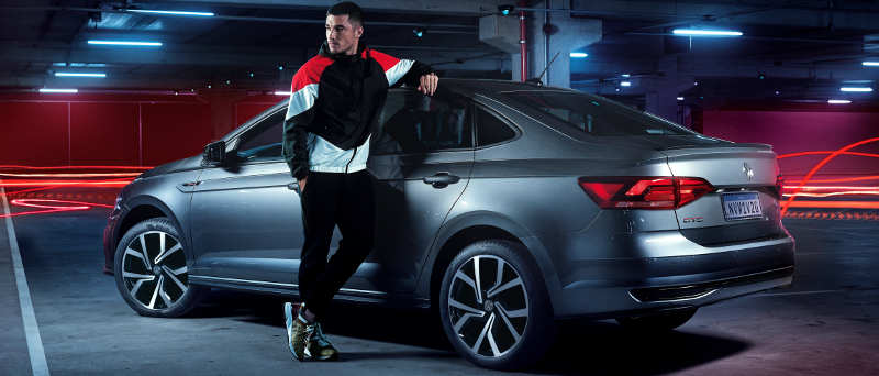 Volkswagen/Divulgação Volkswagen Virtus GTS 2021 com rodas de aro 18" (opcionais)