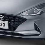 Grade dianteira do Hyundai HB20 2021