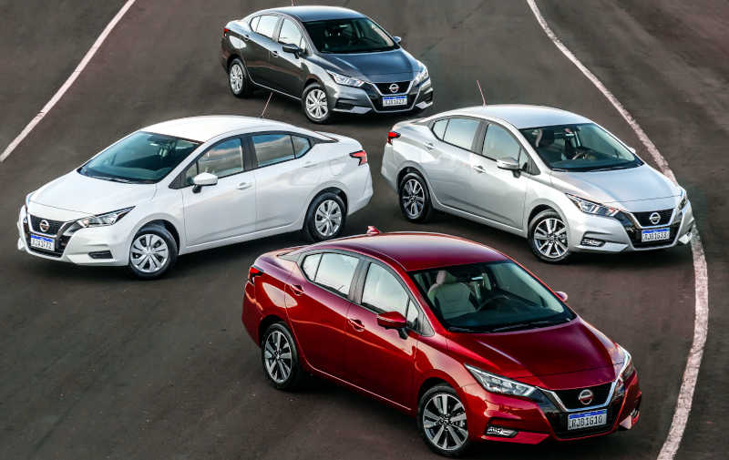 Novo Nissan Versa 2021 Brasil