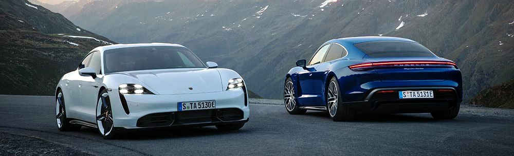 Foto do novo Porsche Taycan Turbo S
