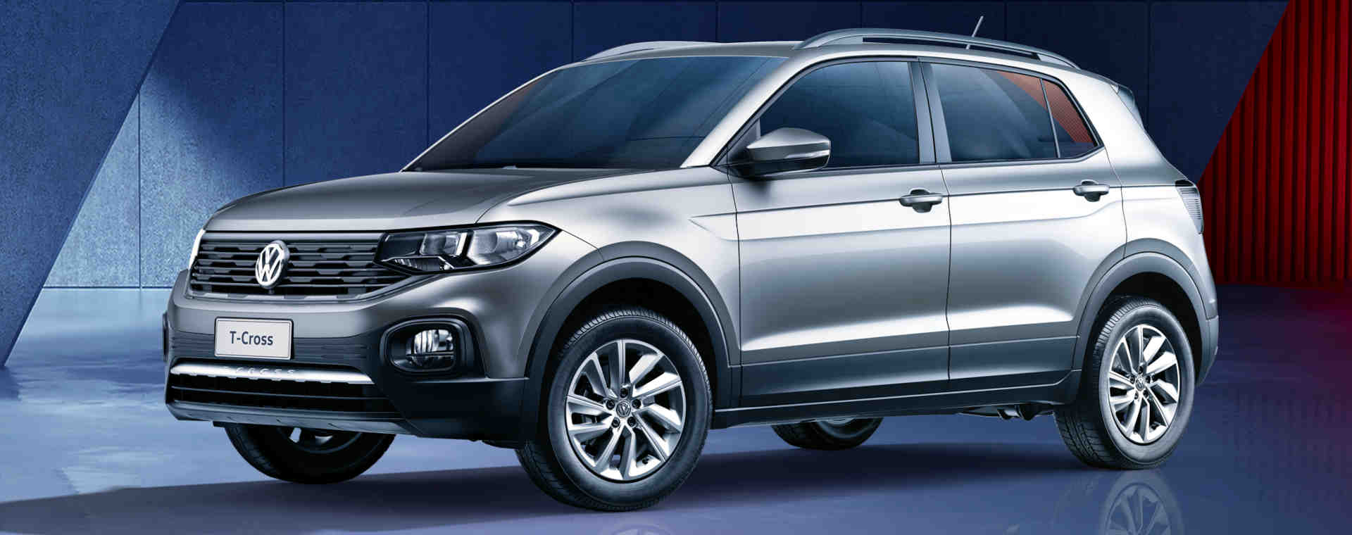 Volkswagen T-Cross 200 TSI 2021 destaque de assinatura