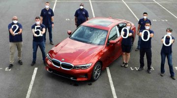Foto da fábrica no Brasil onde o BMW Serie 3 flex é produzido