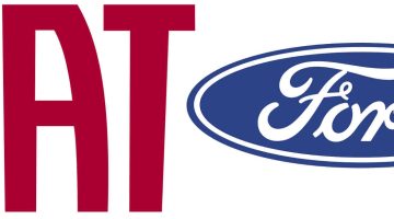 Imagens das logos da Fiat e da Ford
