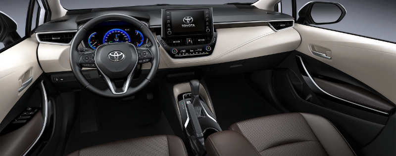 Toyota/Divulgação Painel do Toyota Corolla Altis Premium 2022