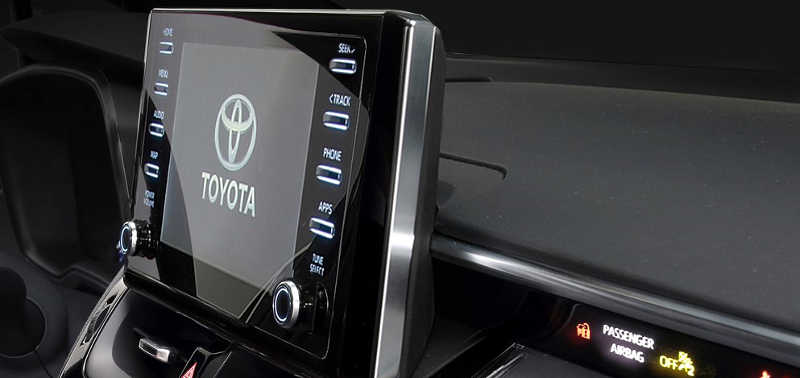 Toyota/Divulgação Tela da central multimídia do Toyota Corolla 2022