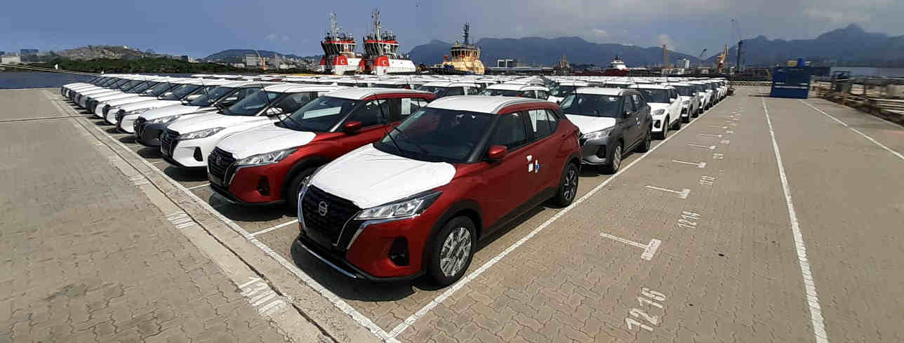 Foto de capa do novo Nissan Kicks indo para a Argentina
