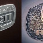 Logo da serie especial Rodeo e fivela do cinto da RAM