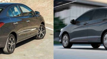Foto de capa do Toyota Yaris Sedan e do Honda City