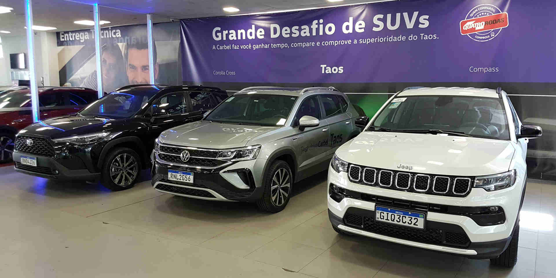 Foto de capa do Desafio de SUVs da Carbel VW