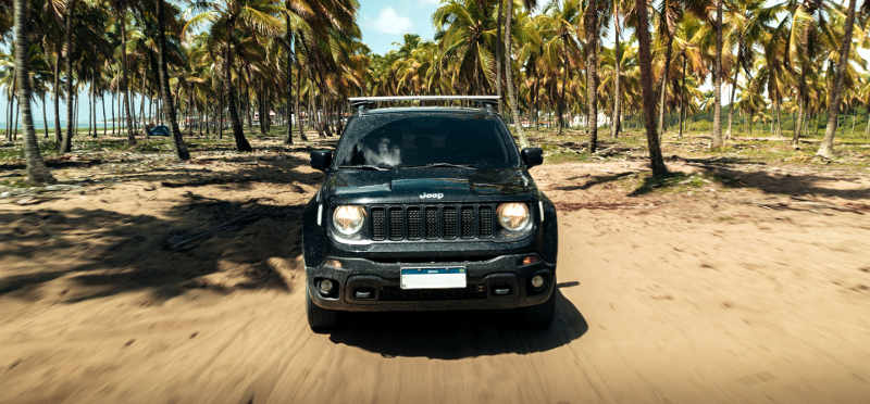 Jeep/Divulgação Foto de um Jeep Renegade numa aventura no Brasil feita por um cliente, Modelo terá novo motor