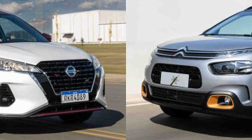 Duelo entre Citroen C4 Cactus X-Series e Nissan Kicks XPlay