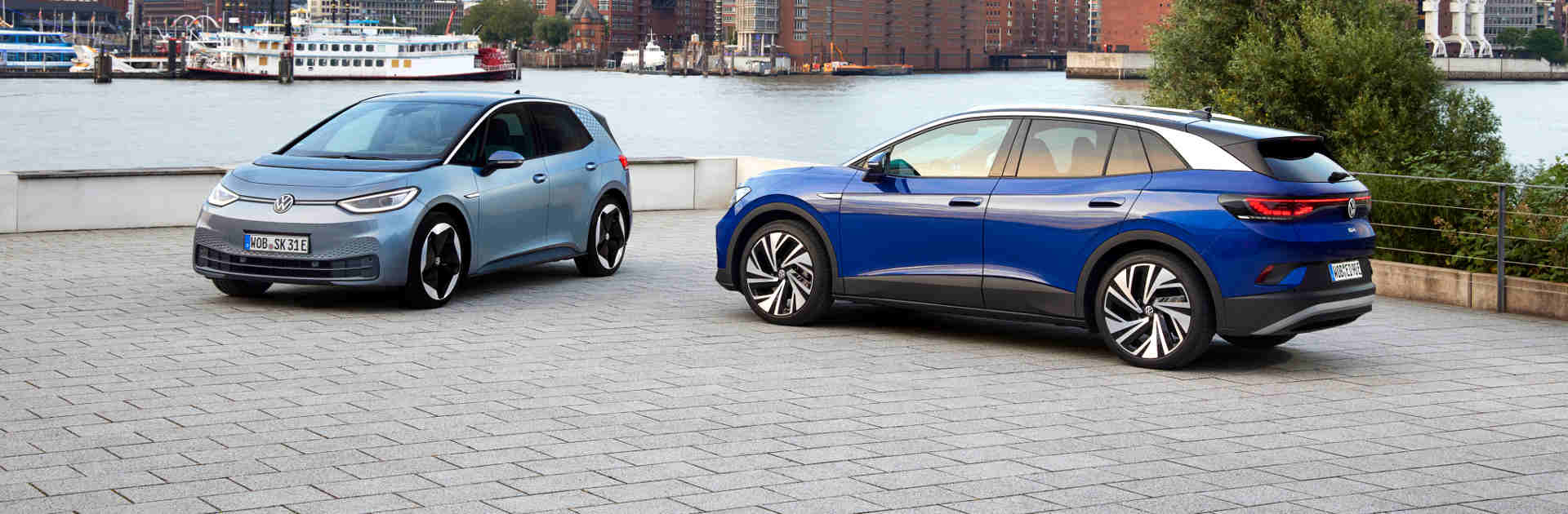 Foto de capa dos Volkswagen ID.3 e ID.4