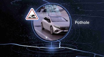 Foto de capa do alerta de buracos em tempo real desenvolvido pela Mercedes-Benz