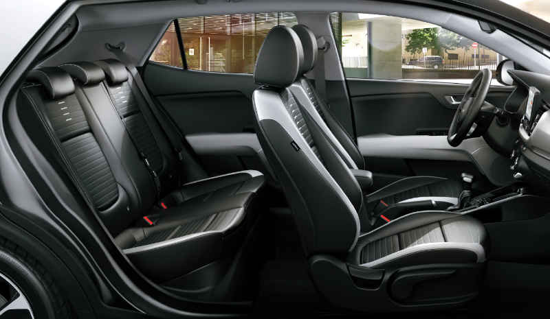 Kia/Divulgação espaço interno do Kia Stonic
