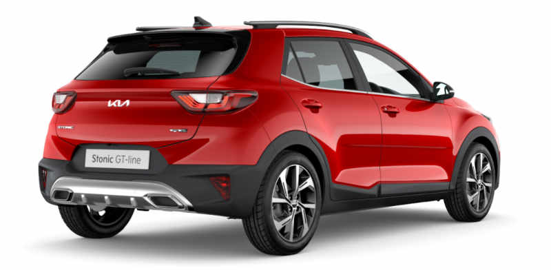 Kia/Divulgação Foto da traseira do novo Stonic, da Kia