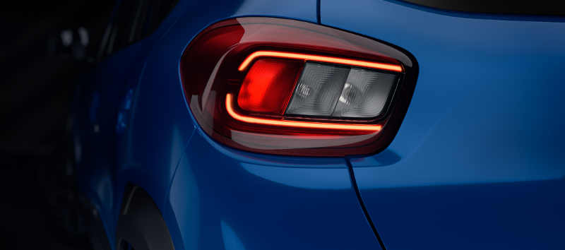 Renault/Divulgação Nova lanterna traseira do Kwid 2023
