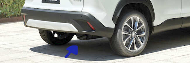 Toyota/Divulgação Foto da solução bizarra do Toyota Corolla Cross 2023