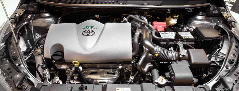 Toyota/Divulgação Motor 1.5 é o único disponível na linha 2023 do Toyota Yaris