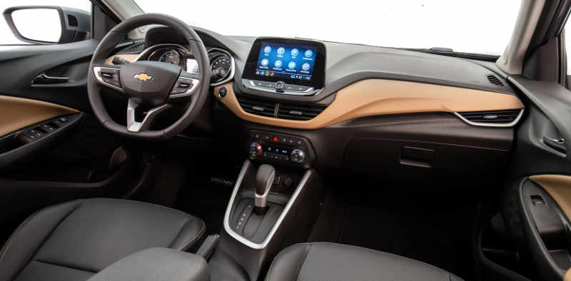 Chevrolet/Divulgação painel do Chevrolet Onix Plus Premier 2022