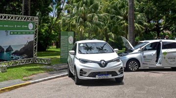 Foto de capa do Renault Zoe E-Tech elétrico que irá para Fernando de Noronha
