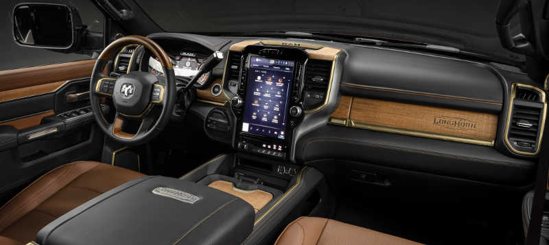 Ram/Divulgação acabamento da nova Ram 3500 Longhorn Limited