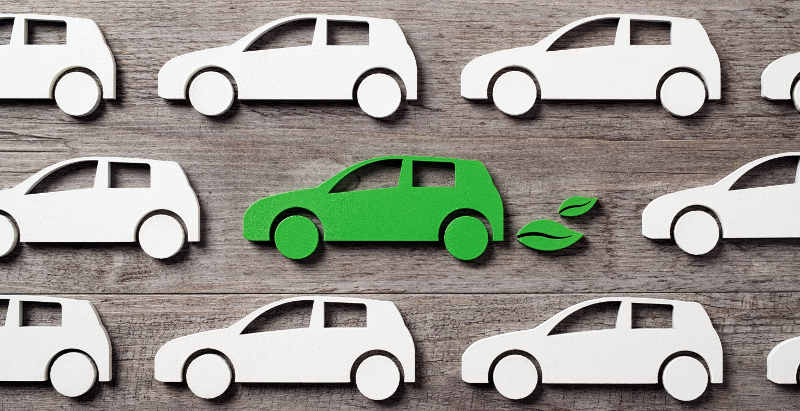 Arte enviada por Fernando Calmon Arte ilustrativa que destaca um carro elétrico