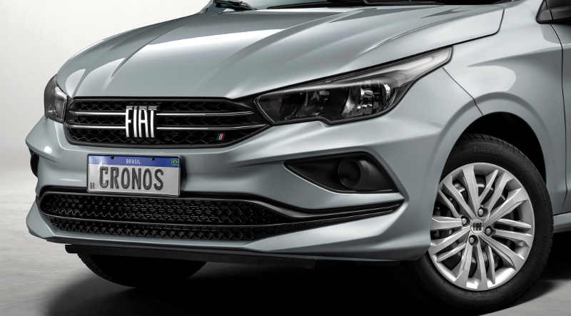 Fiat/Divulgação dianteira do Fiat Cronos 2023