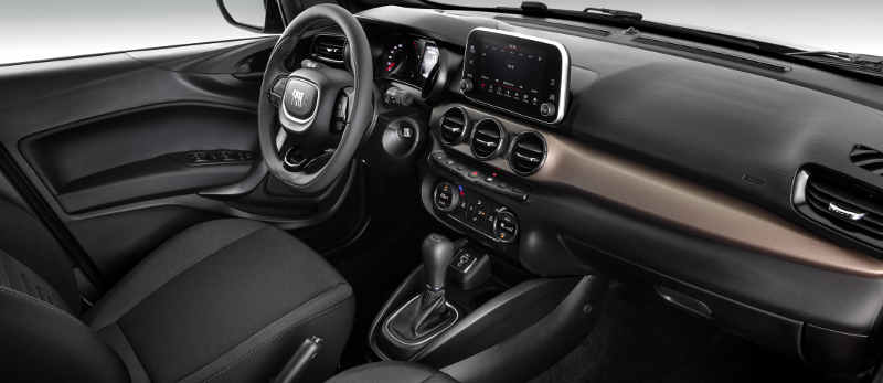 Fiat/Divulgação câmbio do Fiat Argo Drive 1.3 CVT