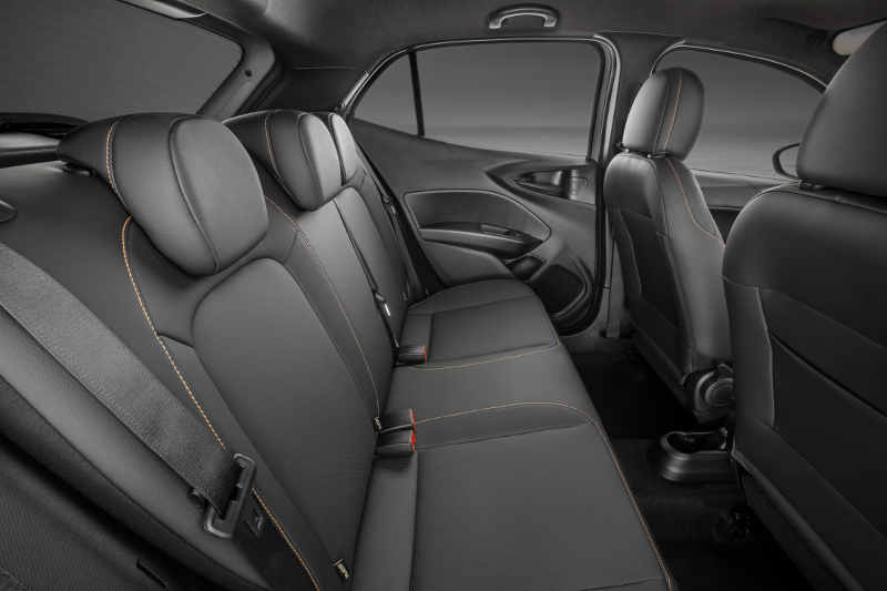 Fiat/Divulgação Foto do banco traseiro do Fiat Argo Trekking 1.3 CVT