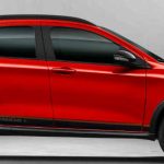 Lateral do Fiat Argo Trekking automático