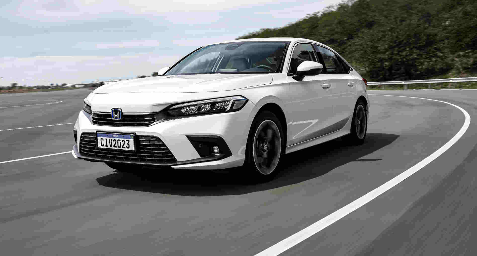 Foto de capa do Honda Civic híbrido