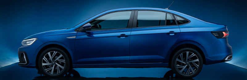 Volkswagen/Divulgação lateral do Volkswagen Virtus
