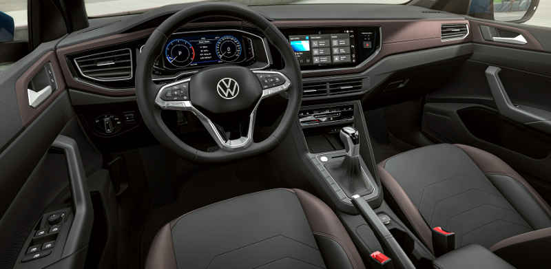 Volkswagen/Divulgação Painel do Volkswagen Virtus Highline
