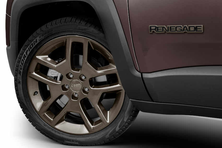 Jeep/Divulgação Foto do Jeep Renegade Limited com rodas de 19 polegadas