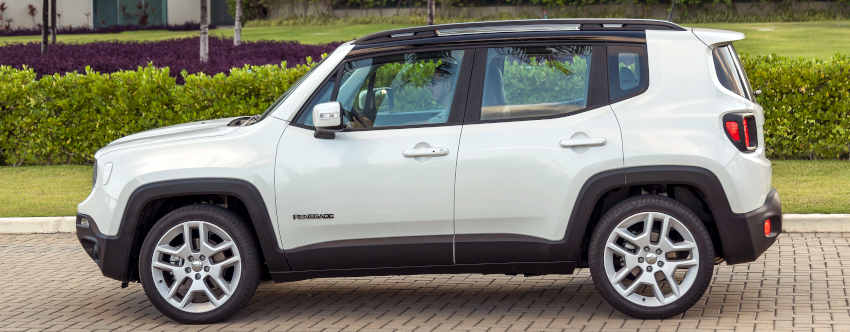 Jeep/Divulgação Foto do Jeep Renegade Limited com rodas de 19 polegadas