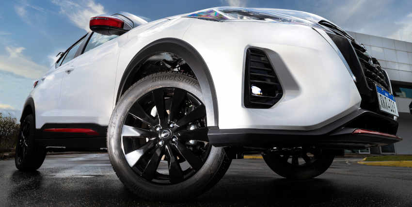 Nissan/Divulgação Rodas de 17" do Nissan Kicks Advance XPlay
