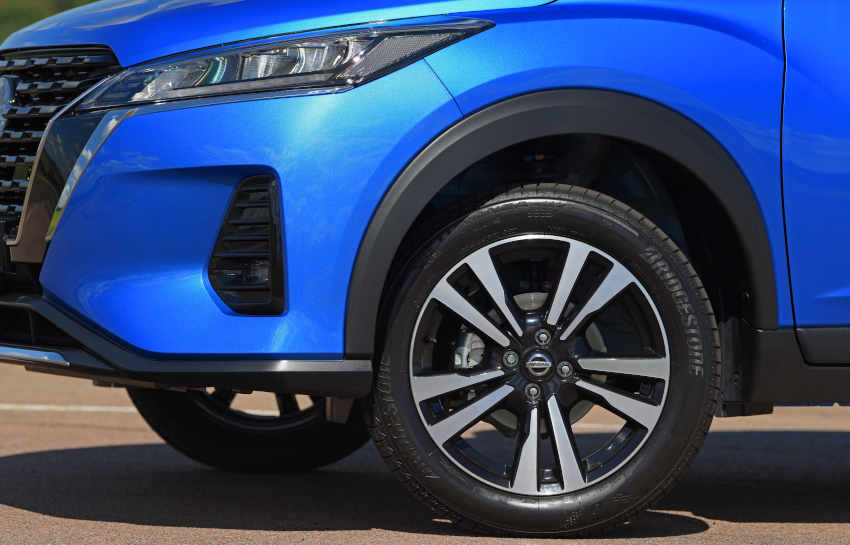 Nissan/Divulgação Foto das rodas de 17" do Nissan Kicks Exclusive