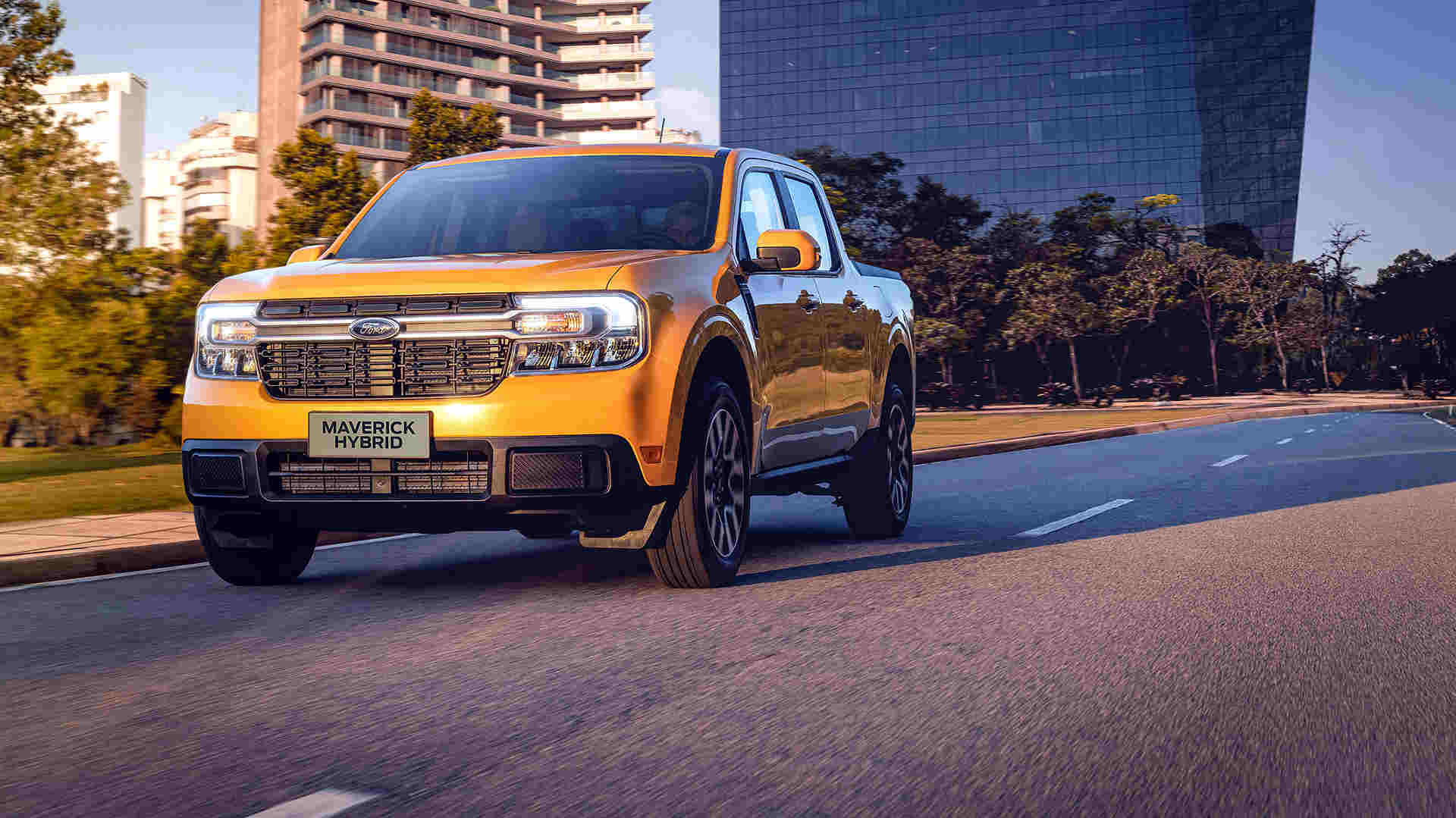 Foto de capa da picape Ford Maverick Hybrid