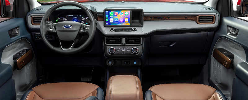 Ford/Divulgação Foto do painel da picape Ford Maverick Hybrid