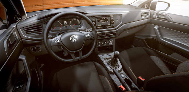 Volkswagen/Divulgação Foto do painel do VW Polo Track