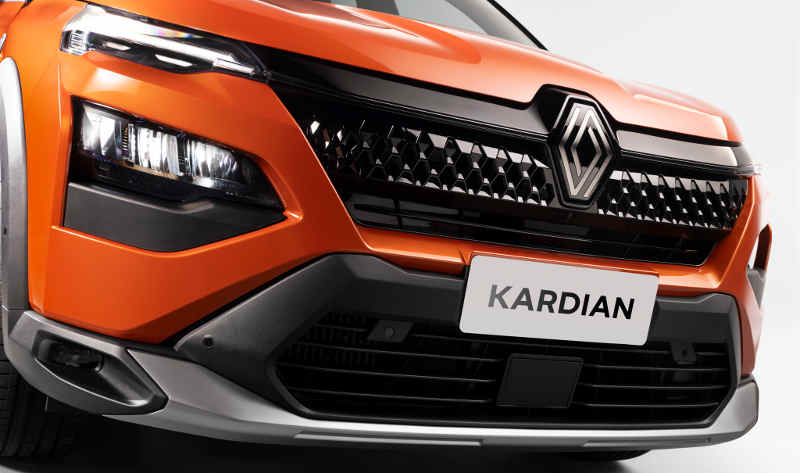 Renault/Divulgação Foto da grade dianteira do novo Kardian