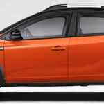 Foto da lateral do novo Kardian, que usa nova plataforma da Renault