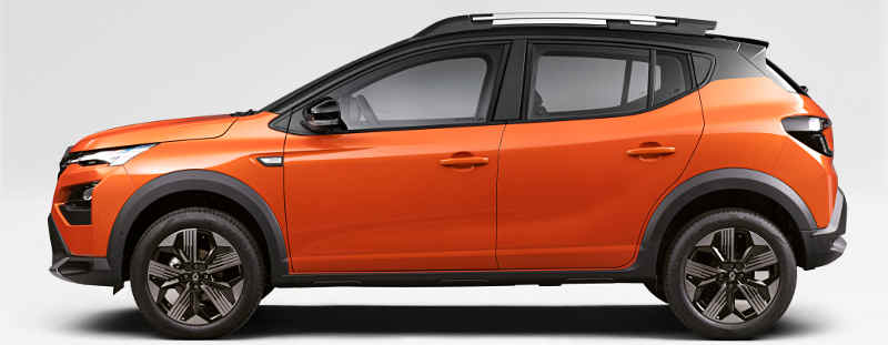 Renault/Divulgação Foto da lateral do novo Kardian, que usa nova plataforma da Renault