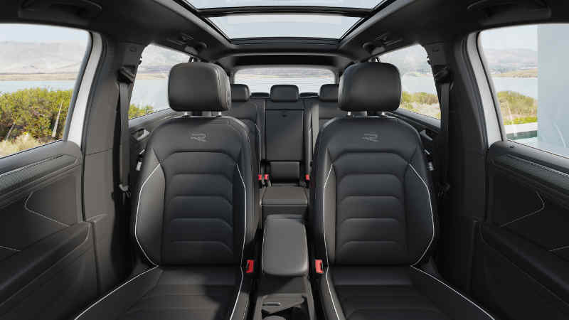 Volkswagen/Divulgação Foto do interior do VW Tiguan Allspace R-Line